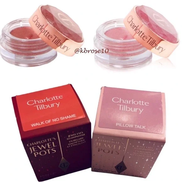 New in Box Charlotte Tilbury Jewel Eyes To Hypnotize Cream Eyeshadow Pillow Talk - Picture 11 of 15